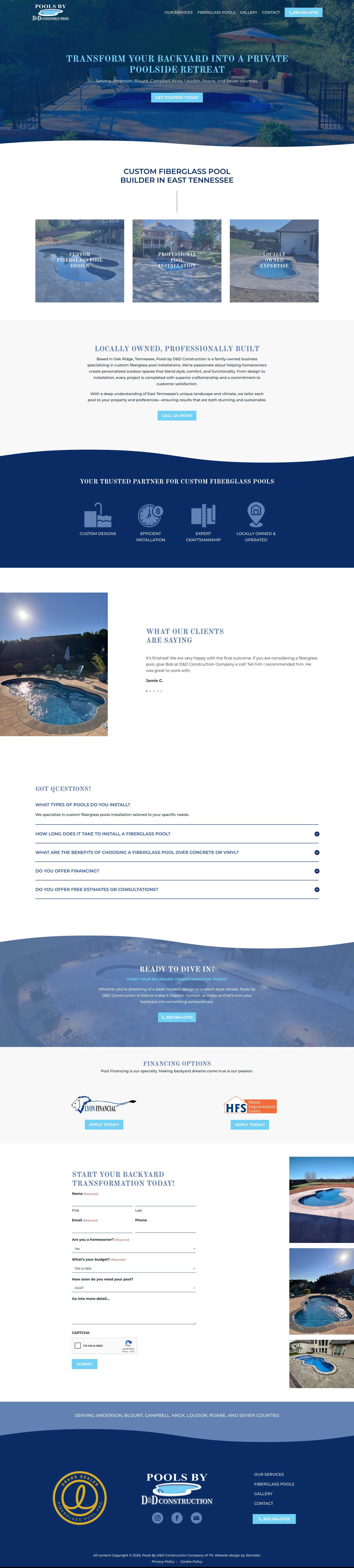 Pools by D&D Construction